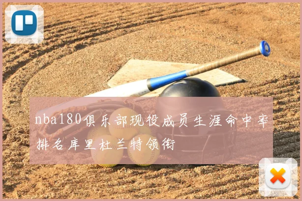 nba180俱乐部现役成员生涯命中率排名库里杜兰特领衔